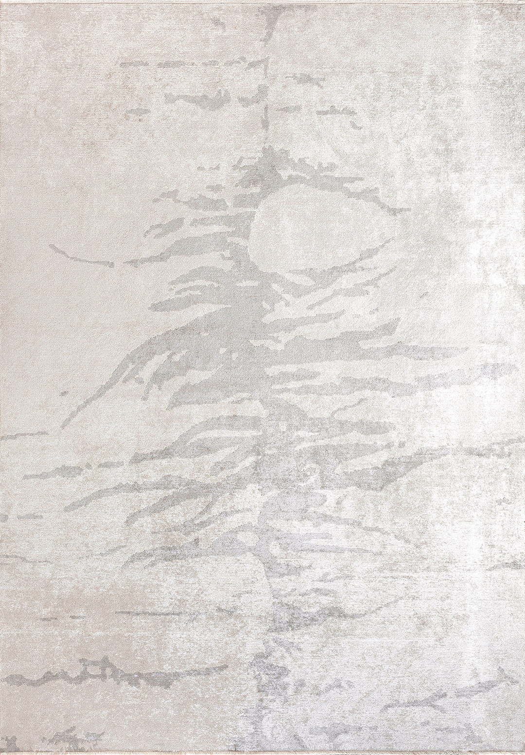 BUSH LIGHT GREY - ECRU RUG - 1