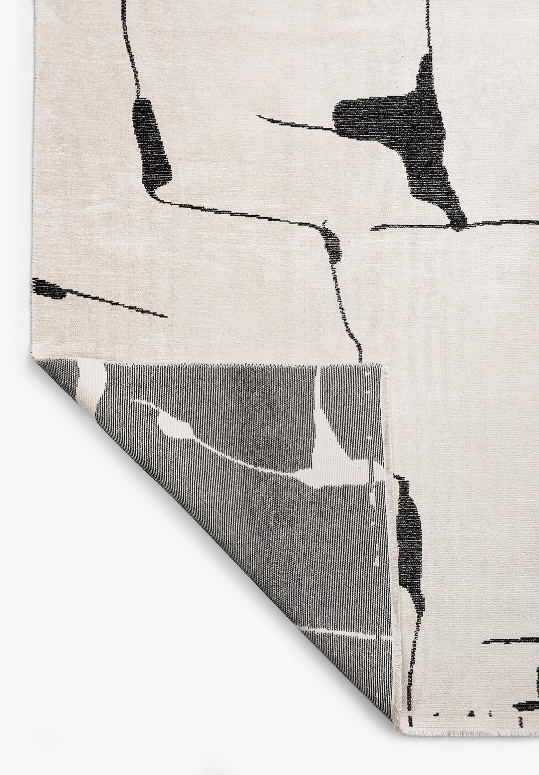 ATLAS BLACK - ECRU RUG - 3