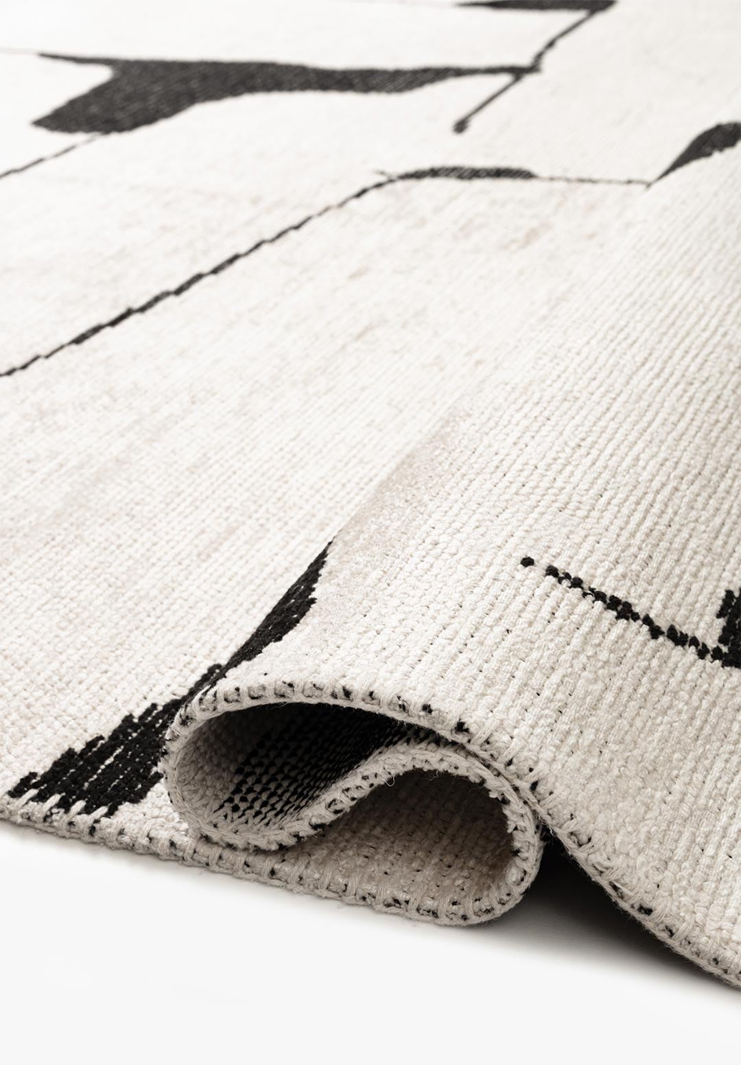 ATLAS BLACK - ECRU RUG - 2