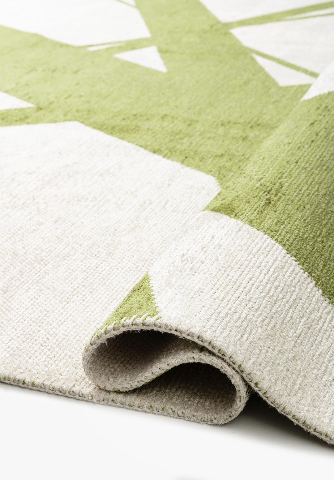 THORN GREEN - ECRU RUG - 2