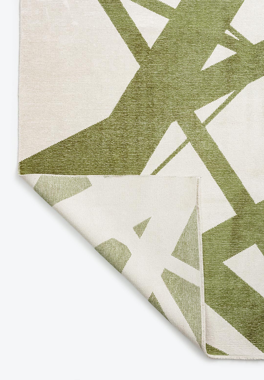 THORN GREEN - ECRU RUG - 3