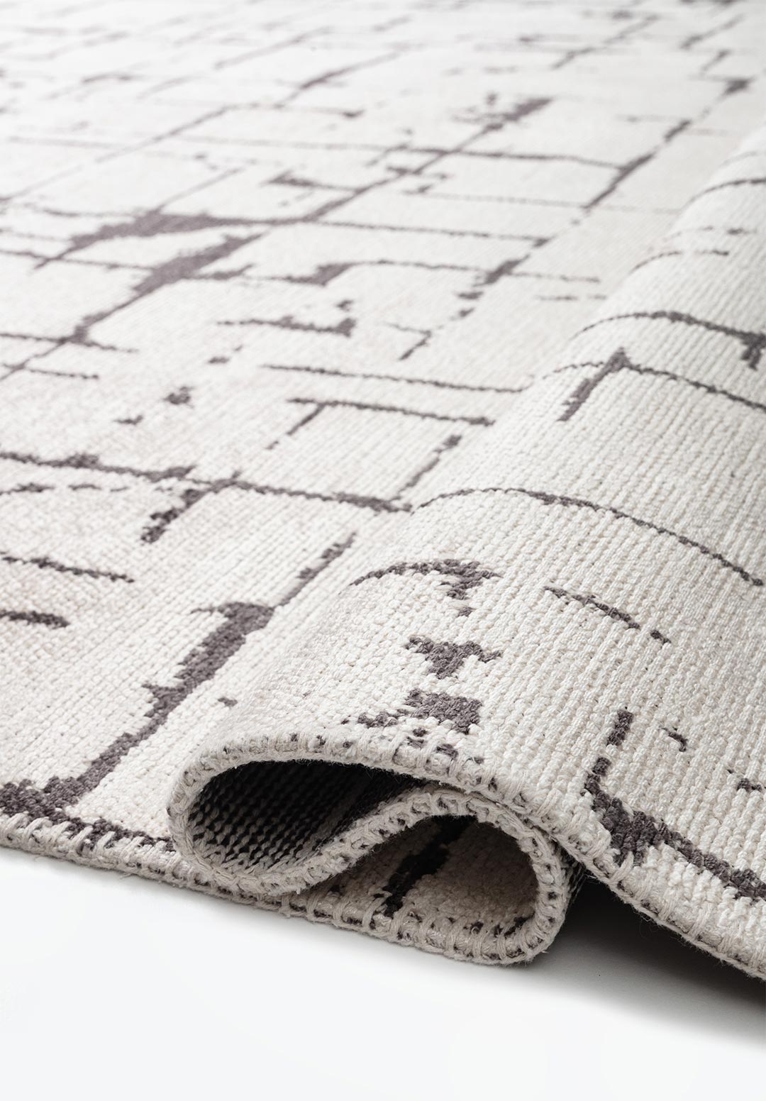 GALAXY CHARCOAL - ECRU RUG - 2