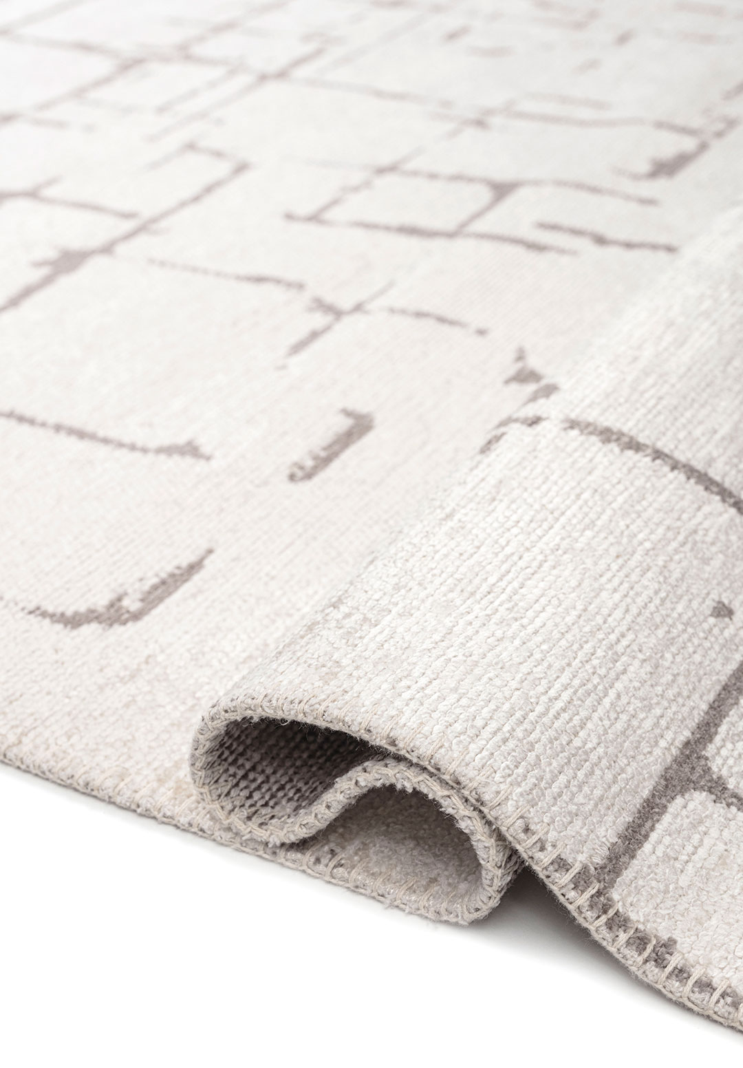 GALAXY DARK GREY - ECRU RUG - 2