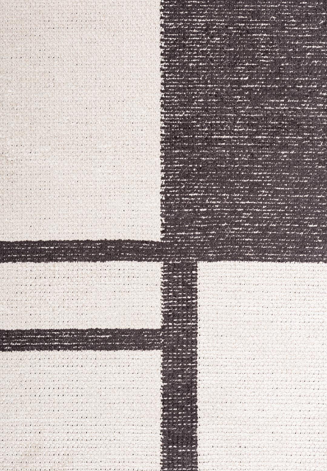 CELL CHARCOAL - ECRU RUG - 5