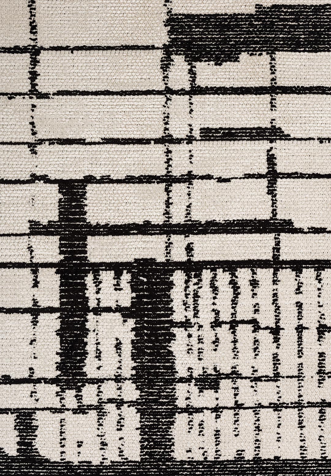 PEEL BLACK - ECRU RUG - 5