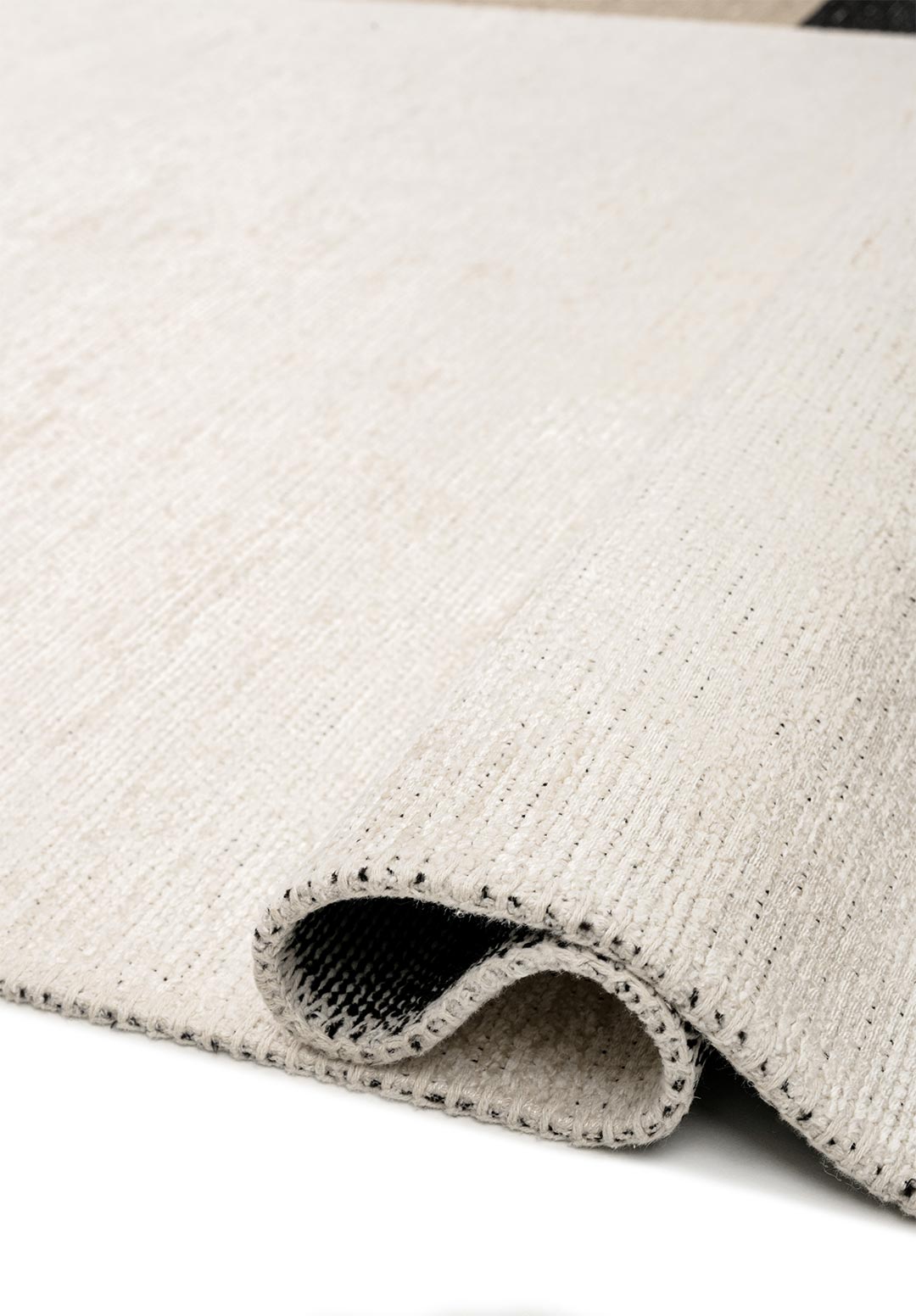 BLOCK BLACK - NOUGAT - ECRU RUG - 2