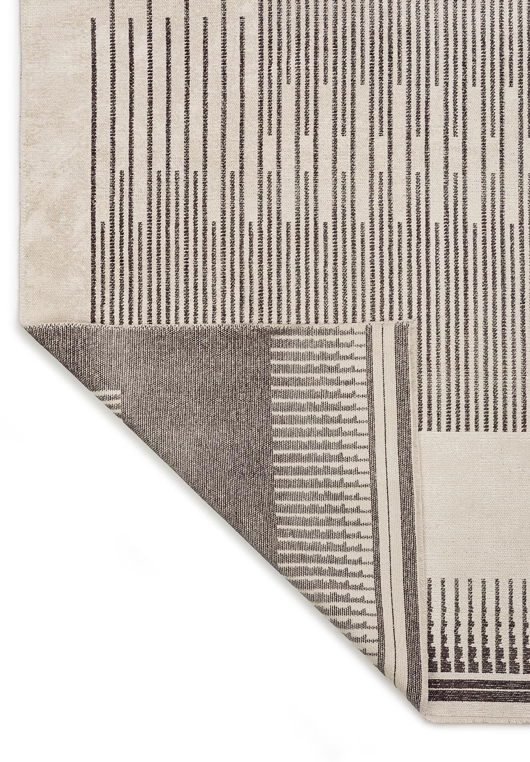 SPECTRUM CHARCOAL - ECRU RUG - 3