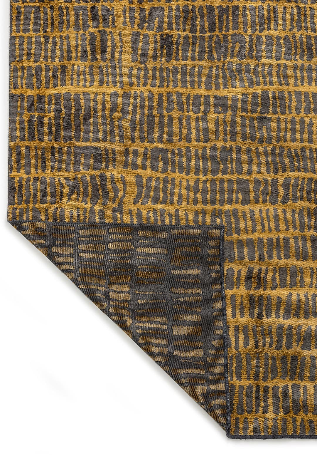 NET ANTHRACITE - MUSTARD RUG - 3
