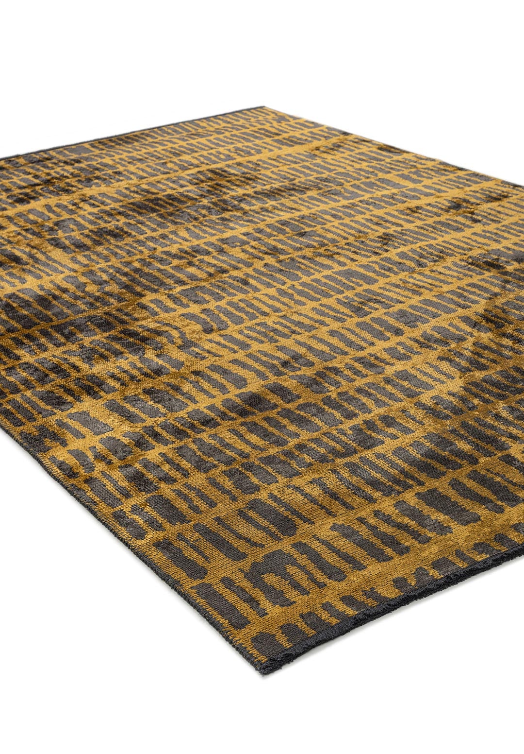 NET ANTHRACITE - MUSTARD RUG - 4