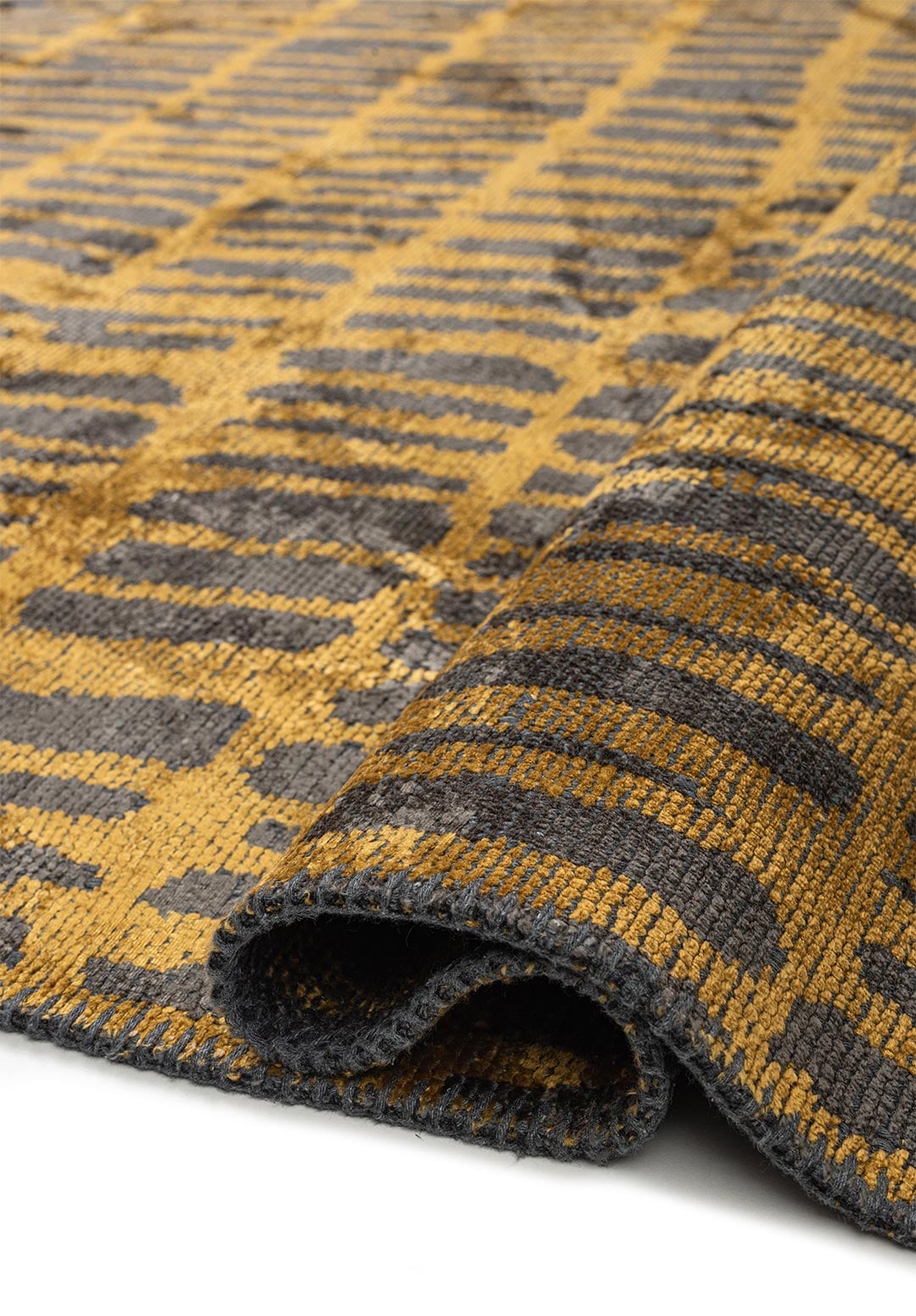 NET ANTHRACITE - MUSTARD RUG - 2