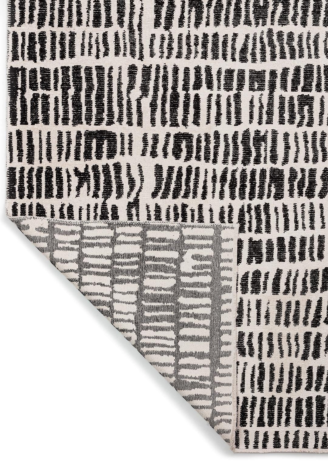 NET BLACK - ECRU RUG - 3