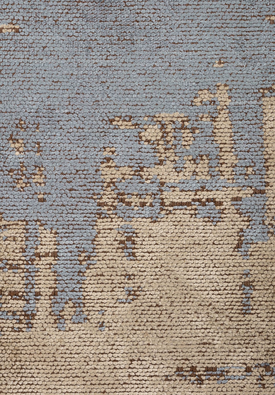 FOG BLUE - BEIGE RUG - 5