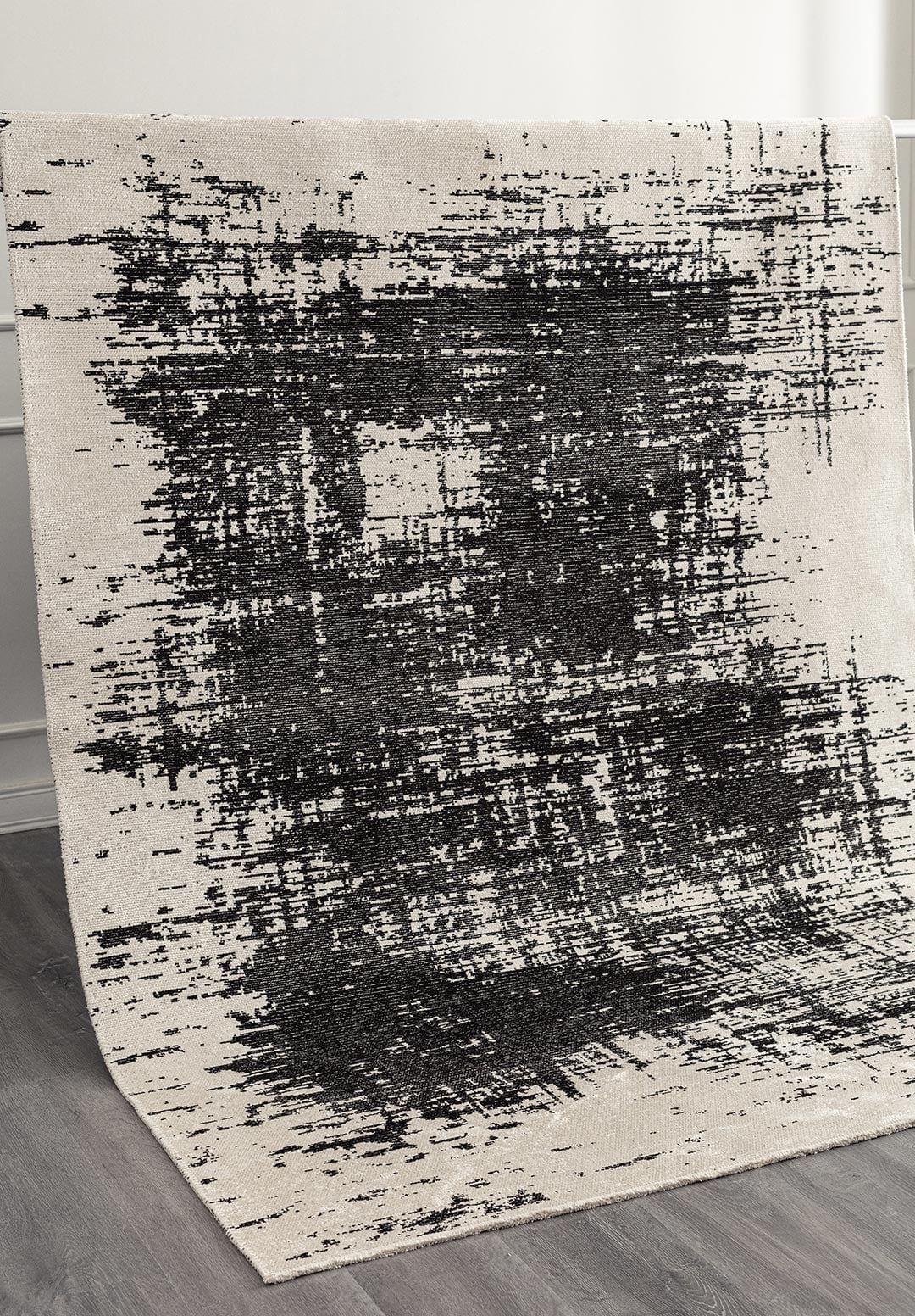 FOG BLACK - ECRU RUG - 6
