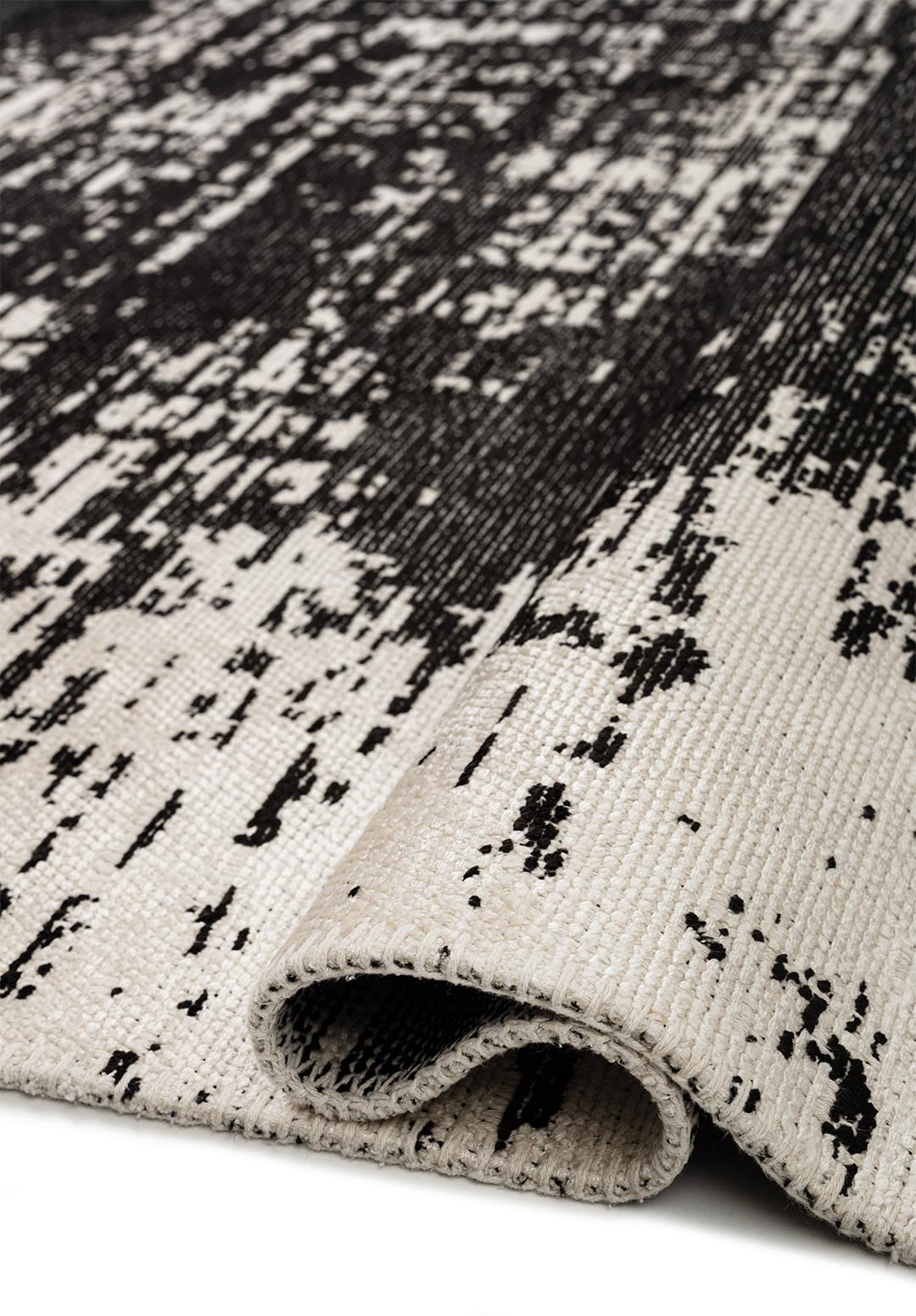FOG BLACK - ECRU RUG - 2