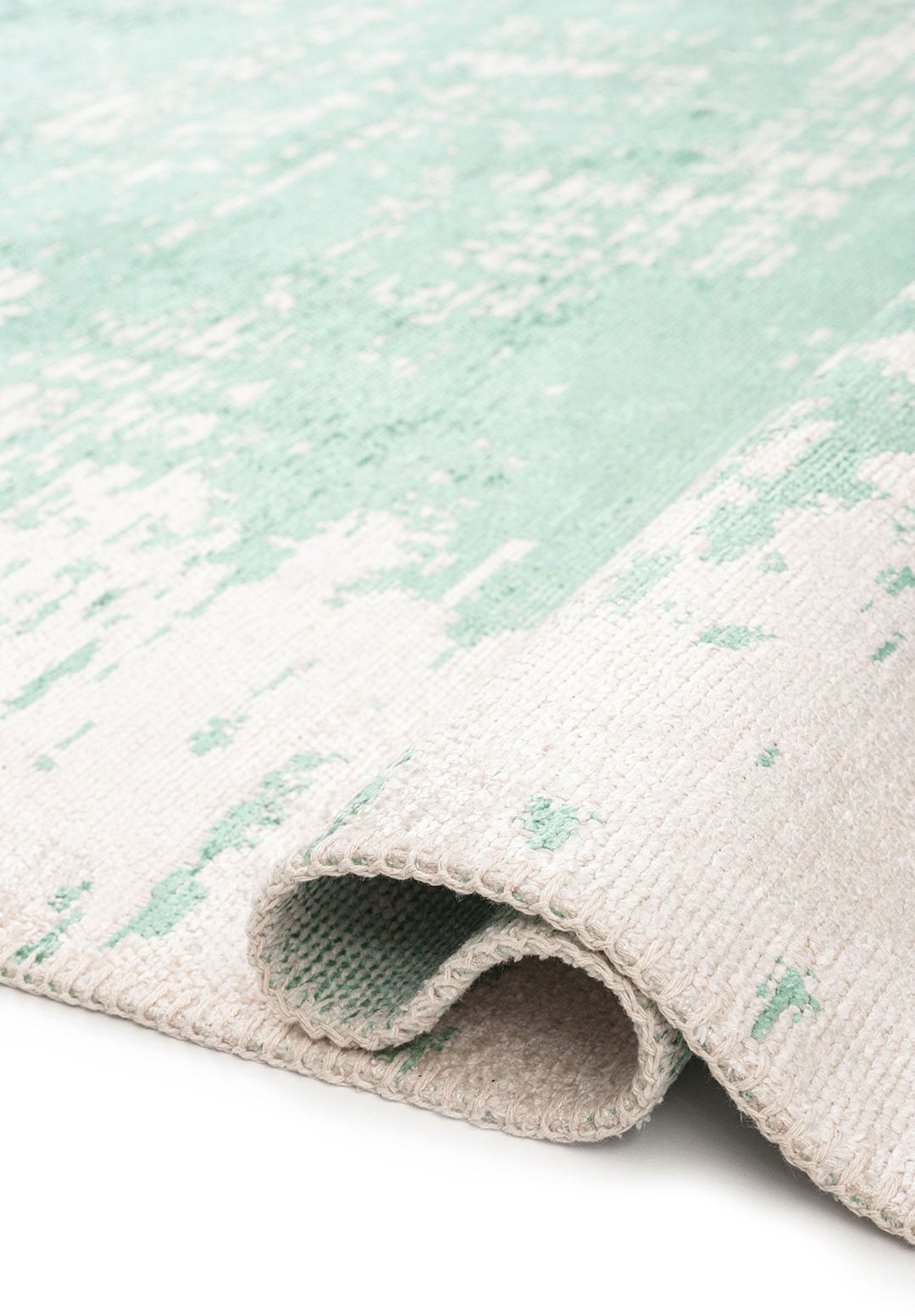 FOG RIVER GREEN - ECRU RUG - 2