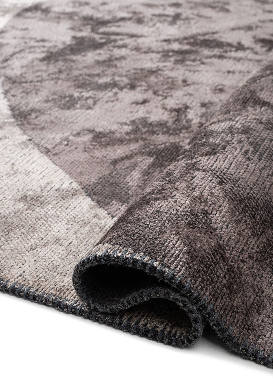 LAND DARK GREY - DARK MINK - BEIGE RUG - 2