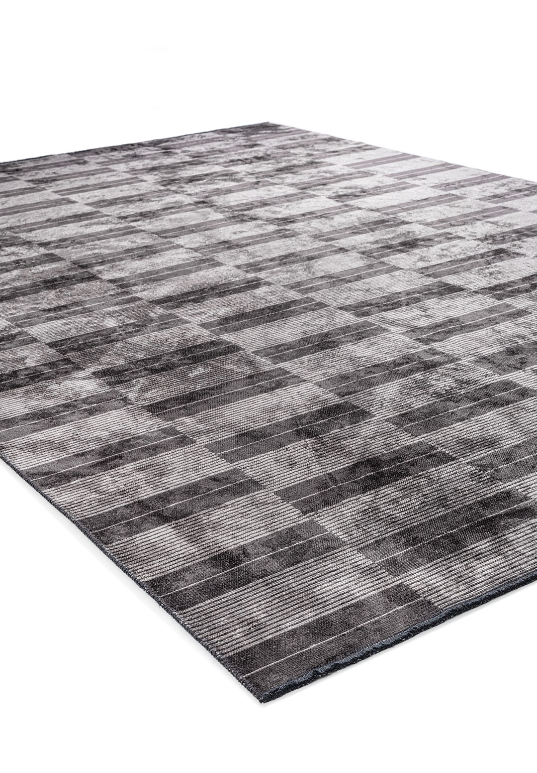 GLITCH CHARCOAL - GREY RUG - 4