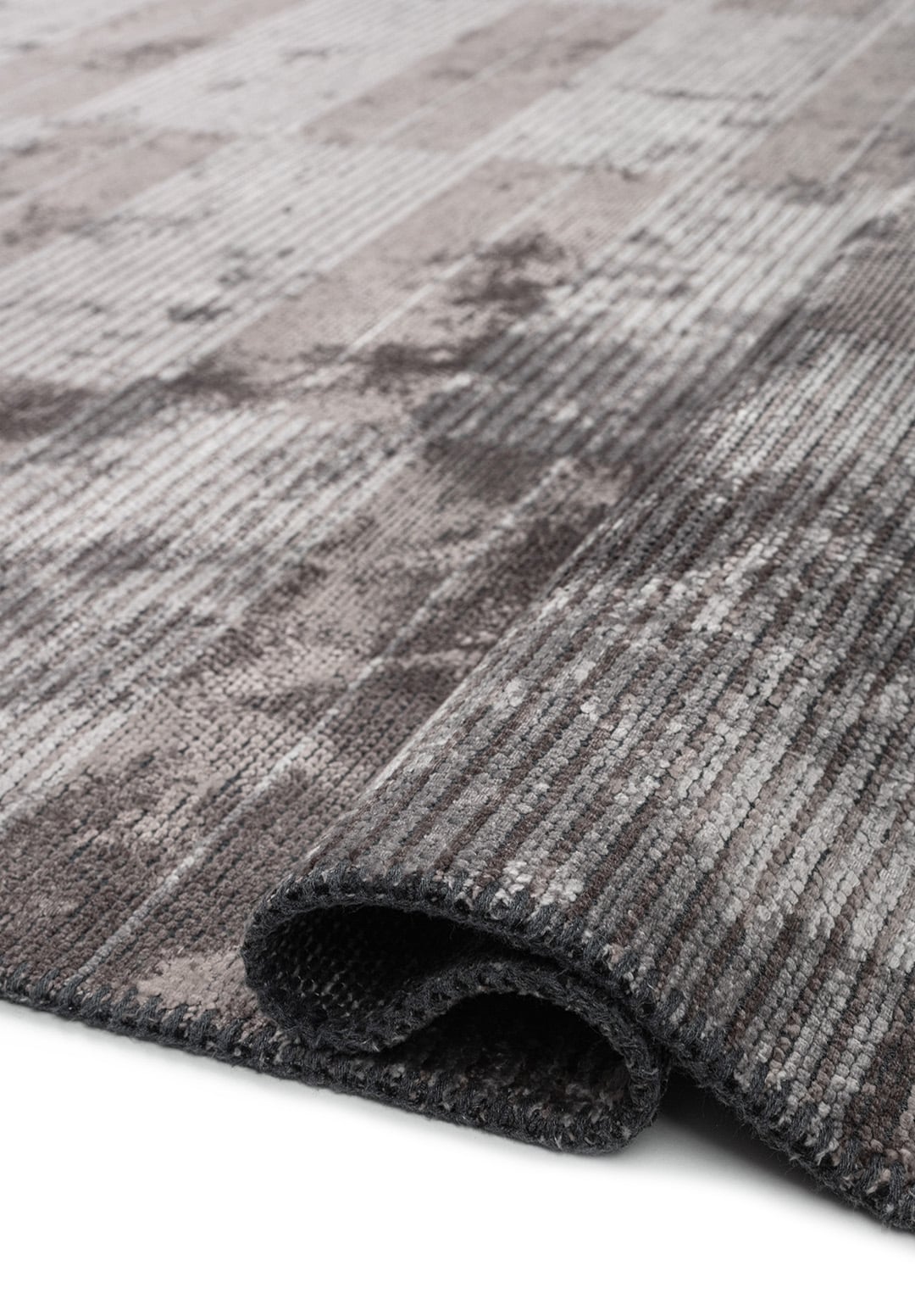GLITCH DARK GREY - LIGHT GREY RUG - 2