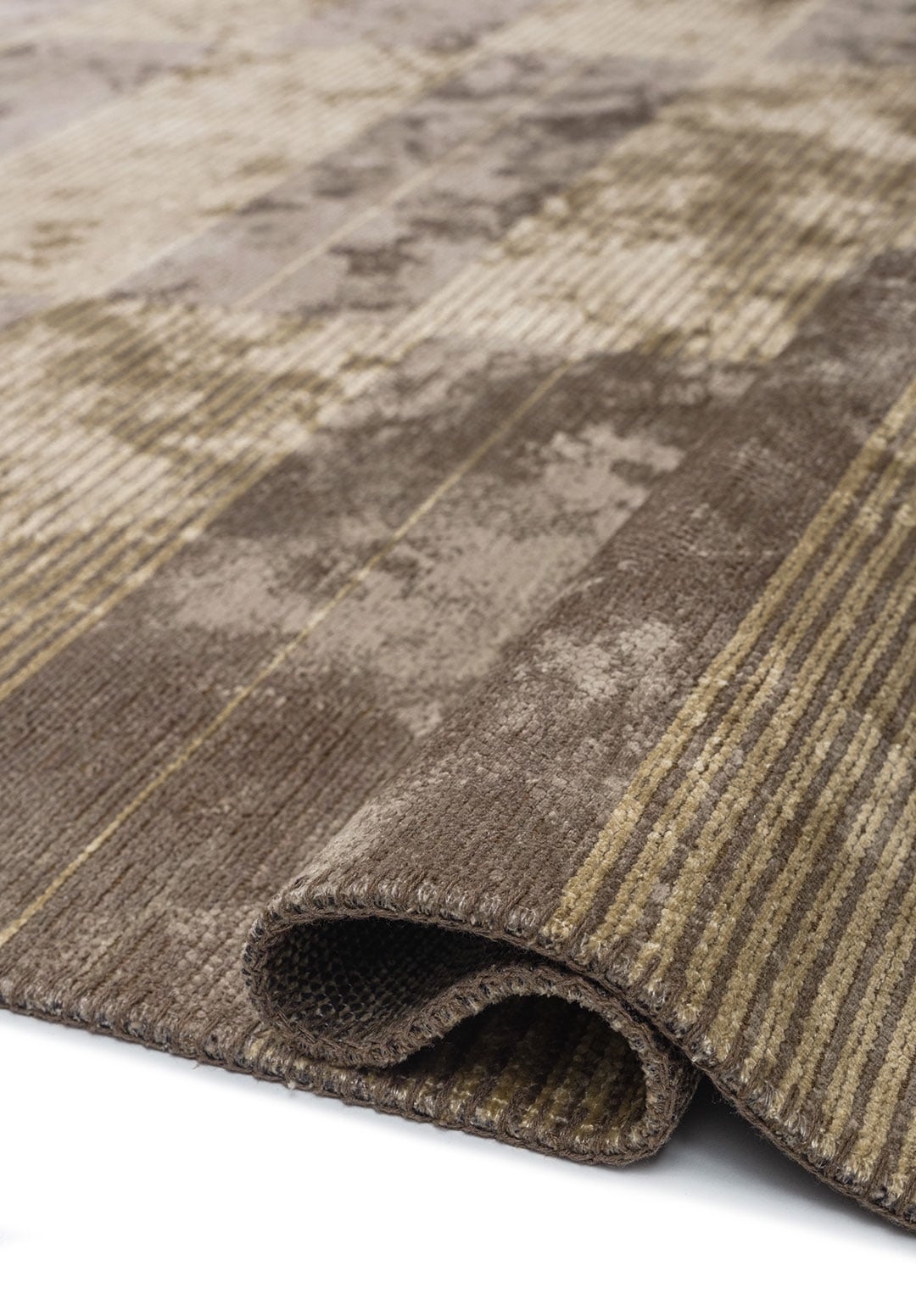 GLITCH DARK GREY - CREAM RUG - 2