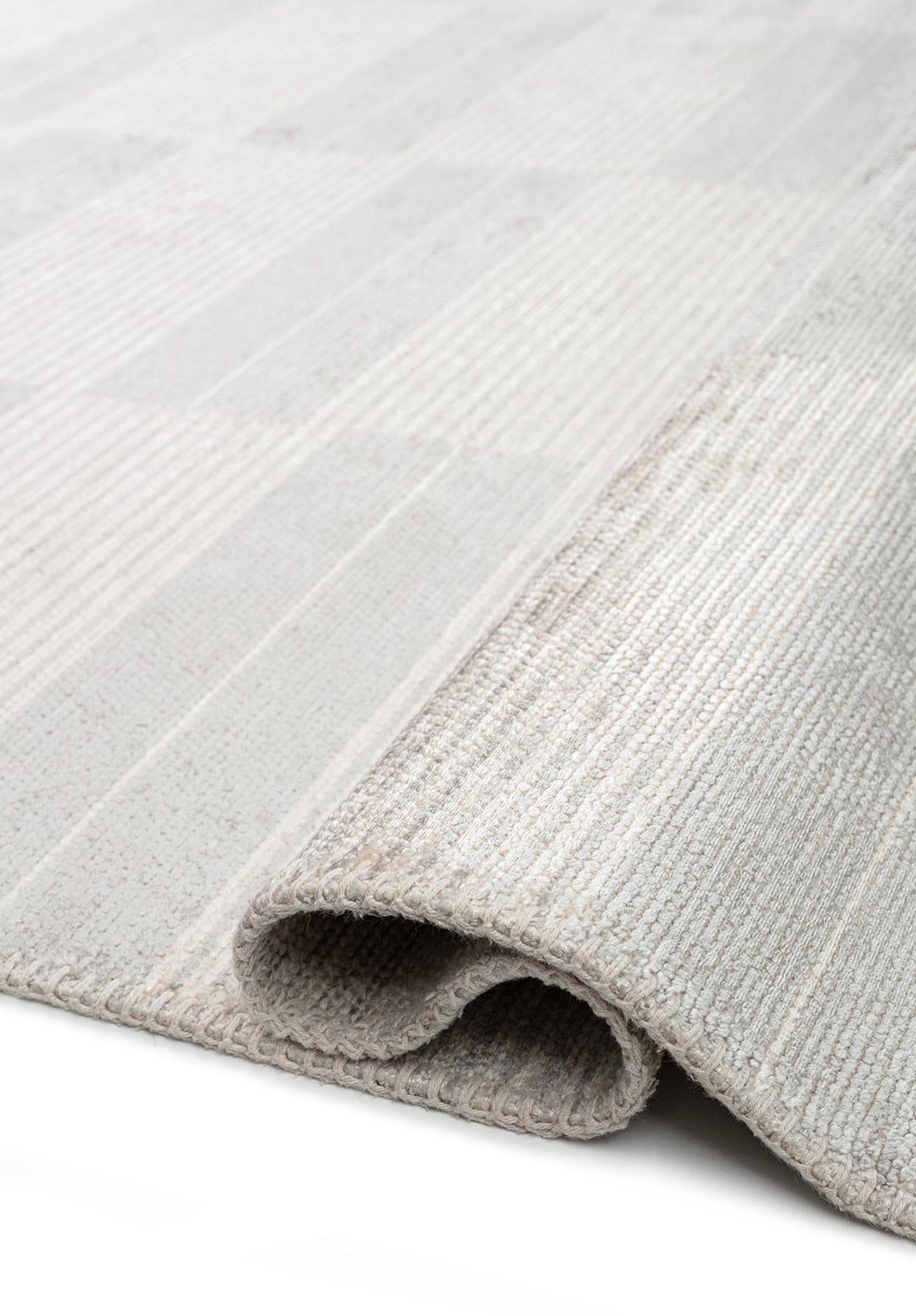 GLITCH LIGHT GREY - ECRU RUG - 2