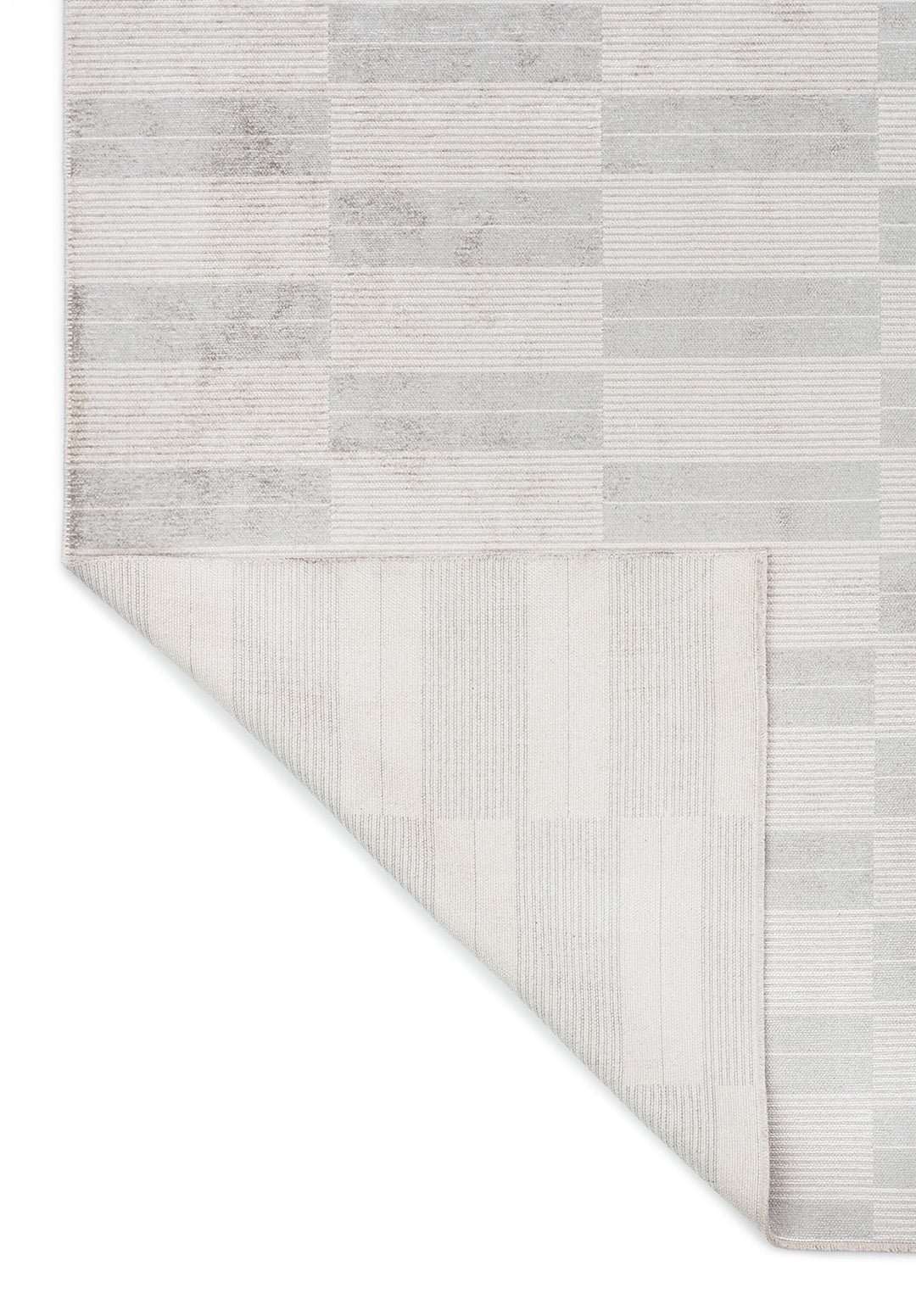 GLITCH LIGHT GREY - ECRU RUG - 3