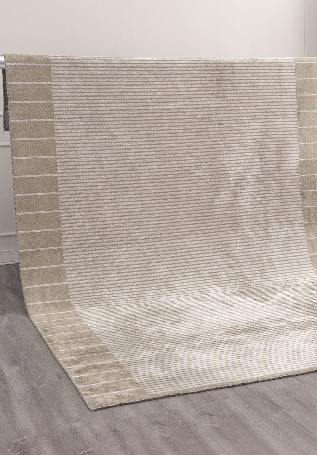 CONTRAST NOUGAT - BONE RUG - 4
