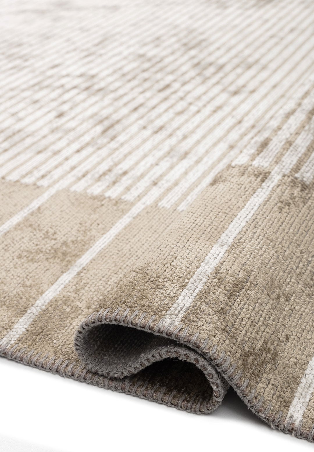 CONTRAST NOUGAT - BONE RUG - 2