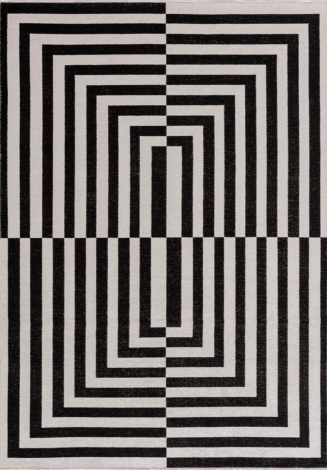ENIGMA BLACK - ECRU RUG - 1