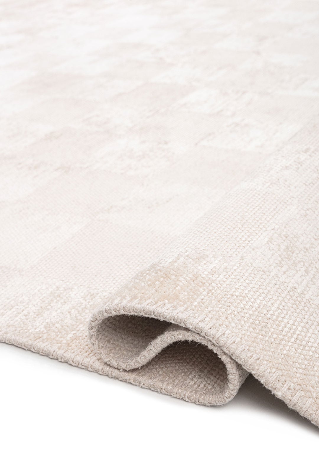 CHECKERS ECRU RUG - 2