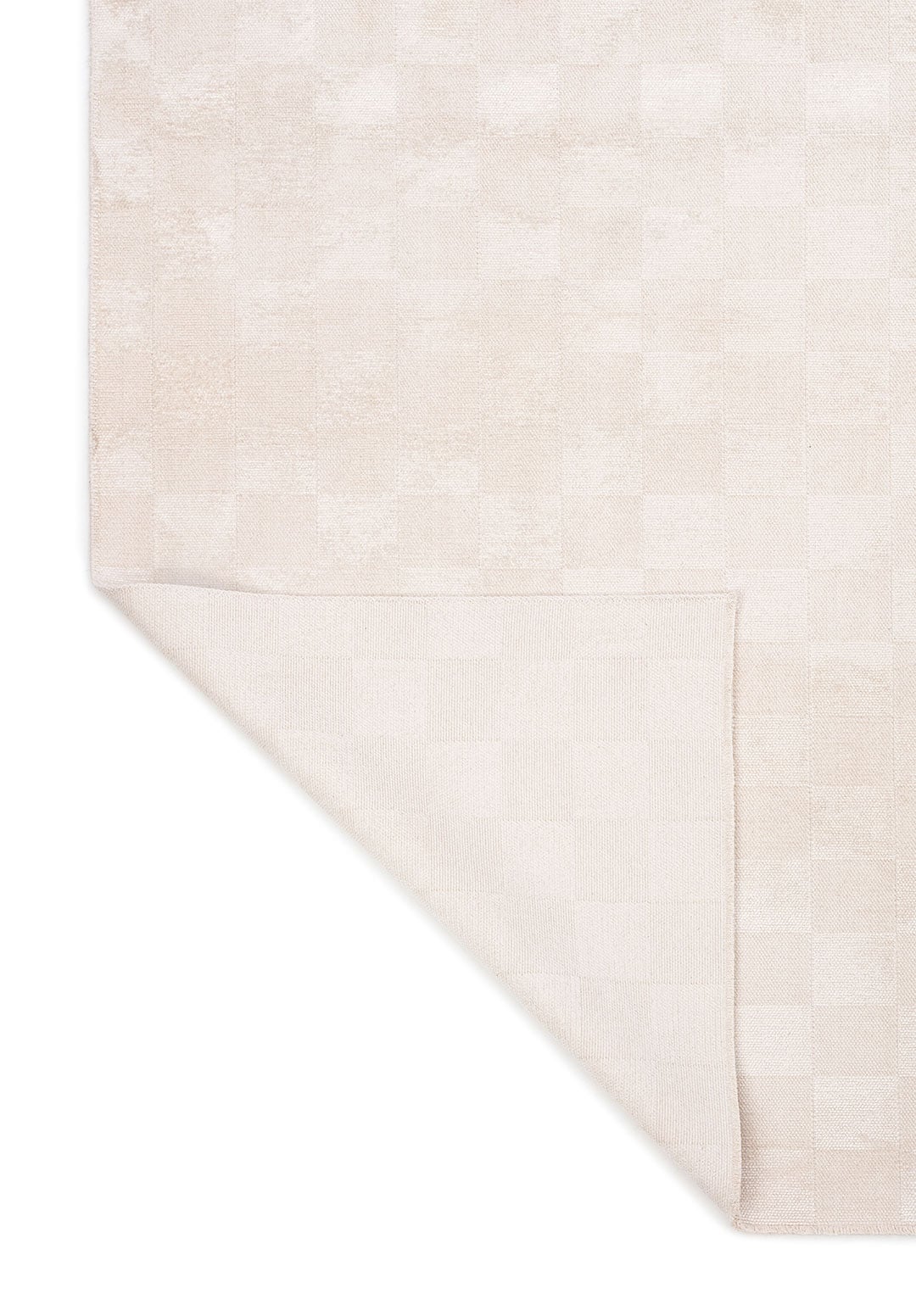 CHECKERS ECRU RUG - 3