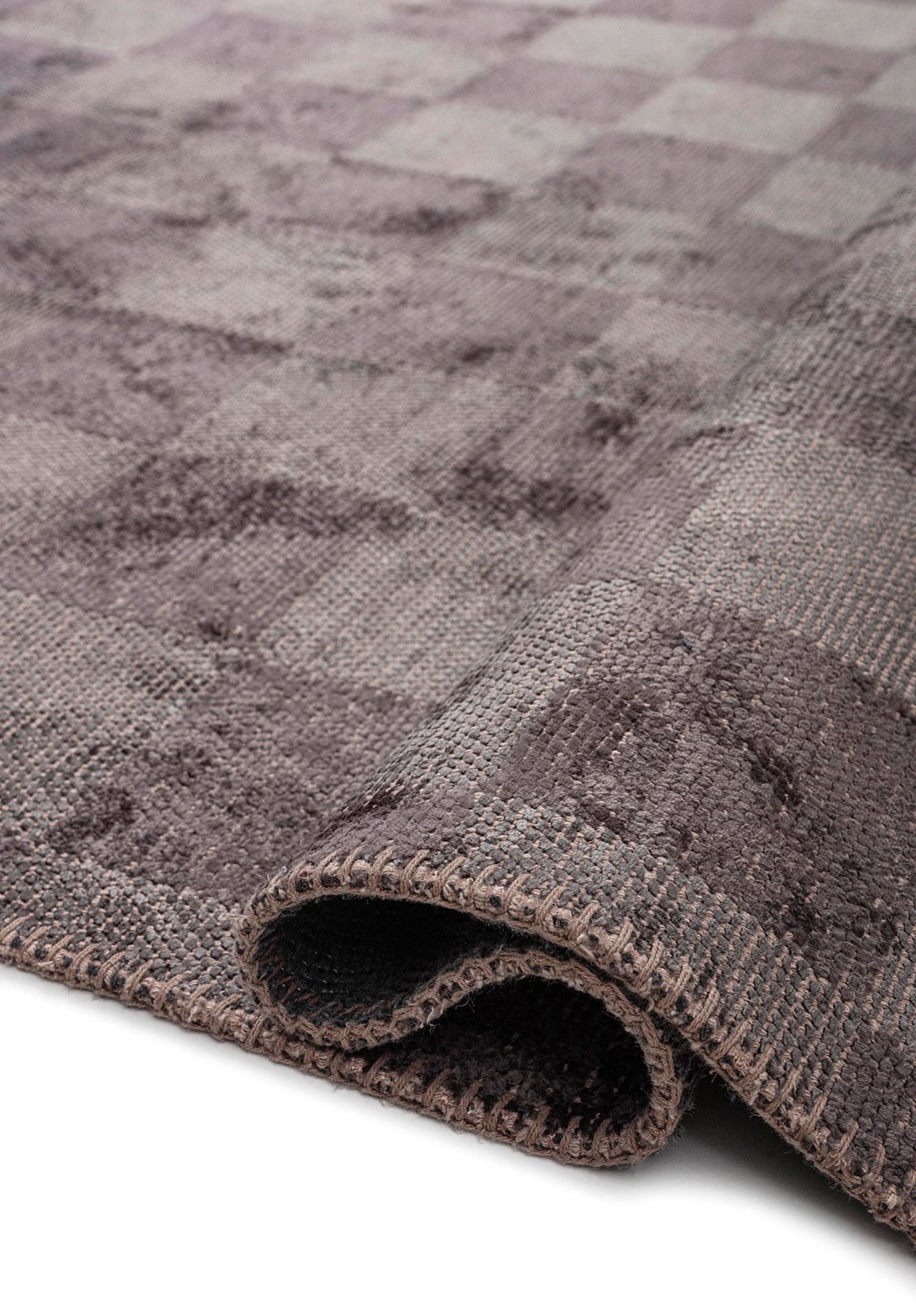 CHECKERS CHARCOAL RUG - 2