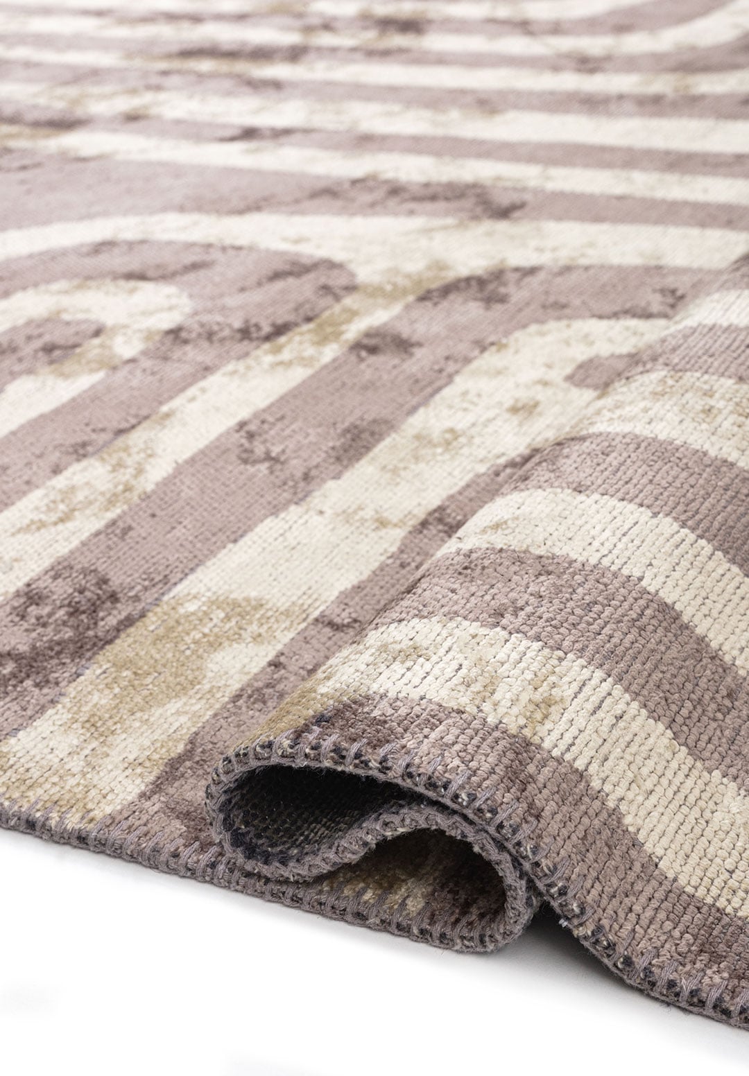 INCEPTION DARK GREY - CREAM RUG - 2