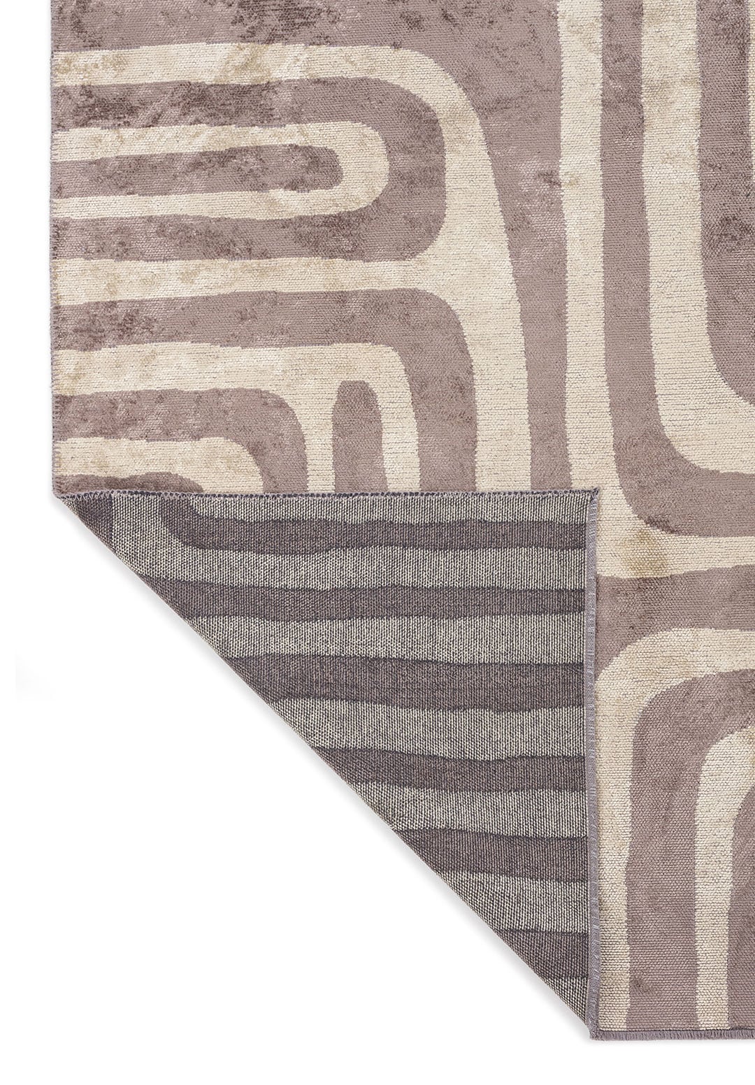INCEPTION DARK GREY - CREAM RUG - 3