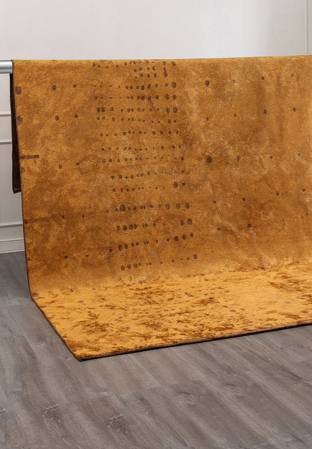 DAPPLE CACAO - MUSTARD RUG - 4