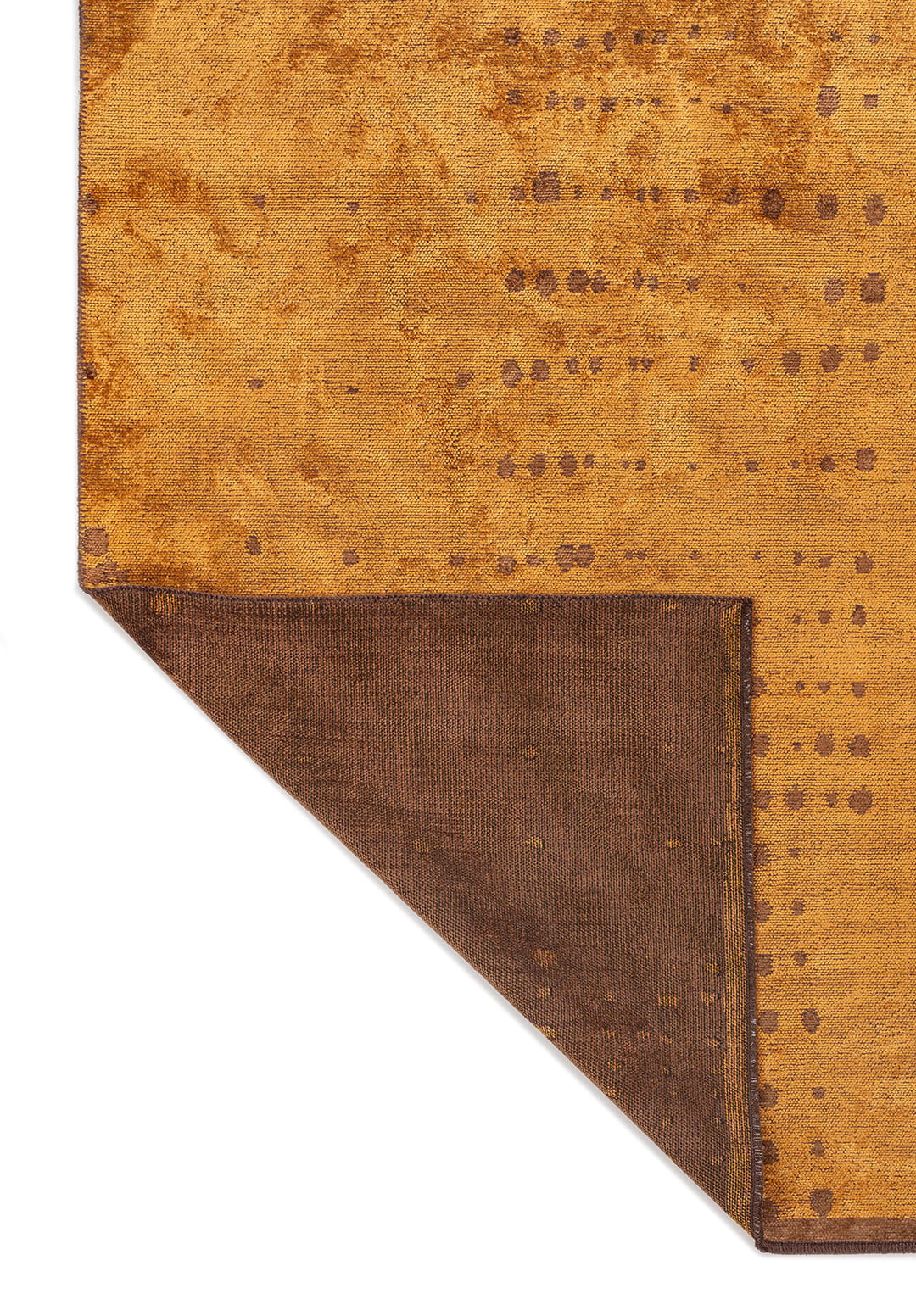 DAPPLE CACAO - MUSTARD RUG - 3