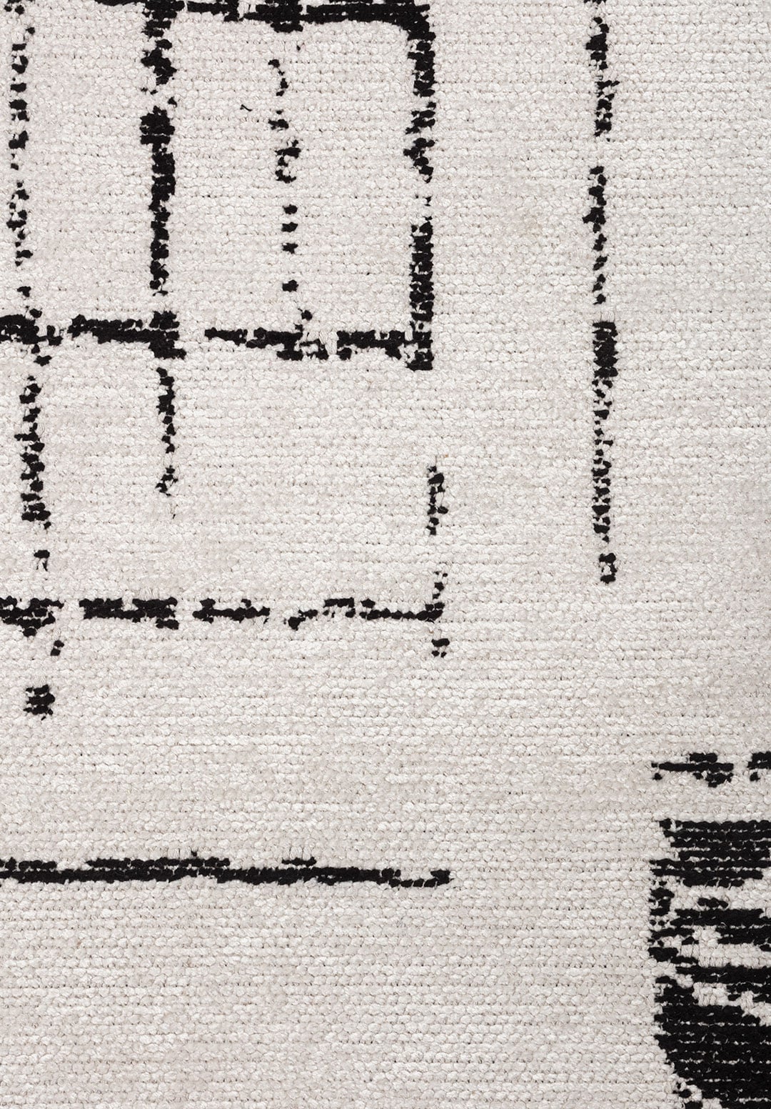 PERSPECTIVE BLACK - ECRU RUG - 5