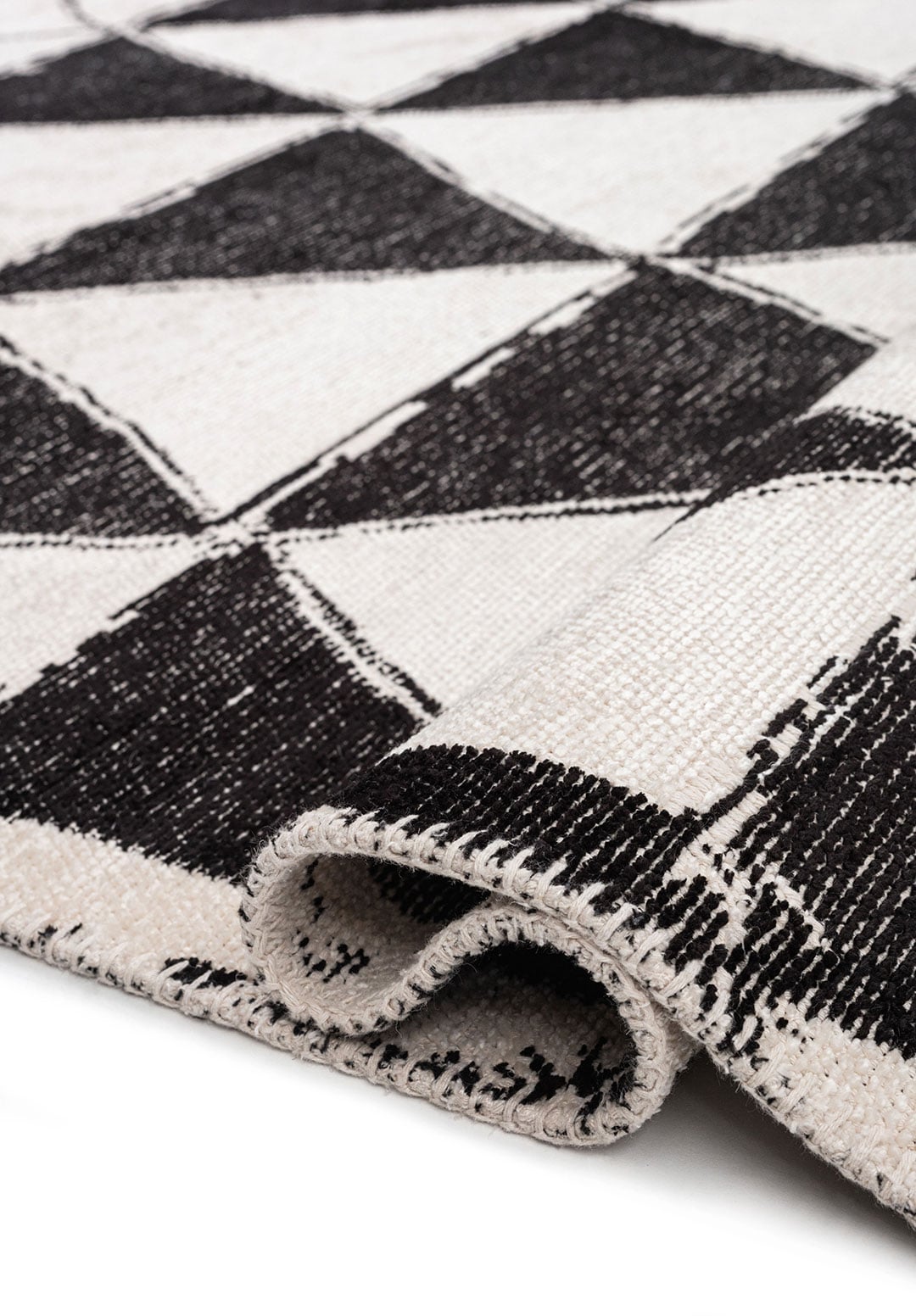 SIERRA BLACK - ECRU RUG - 2