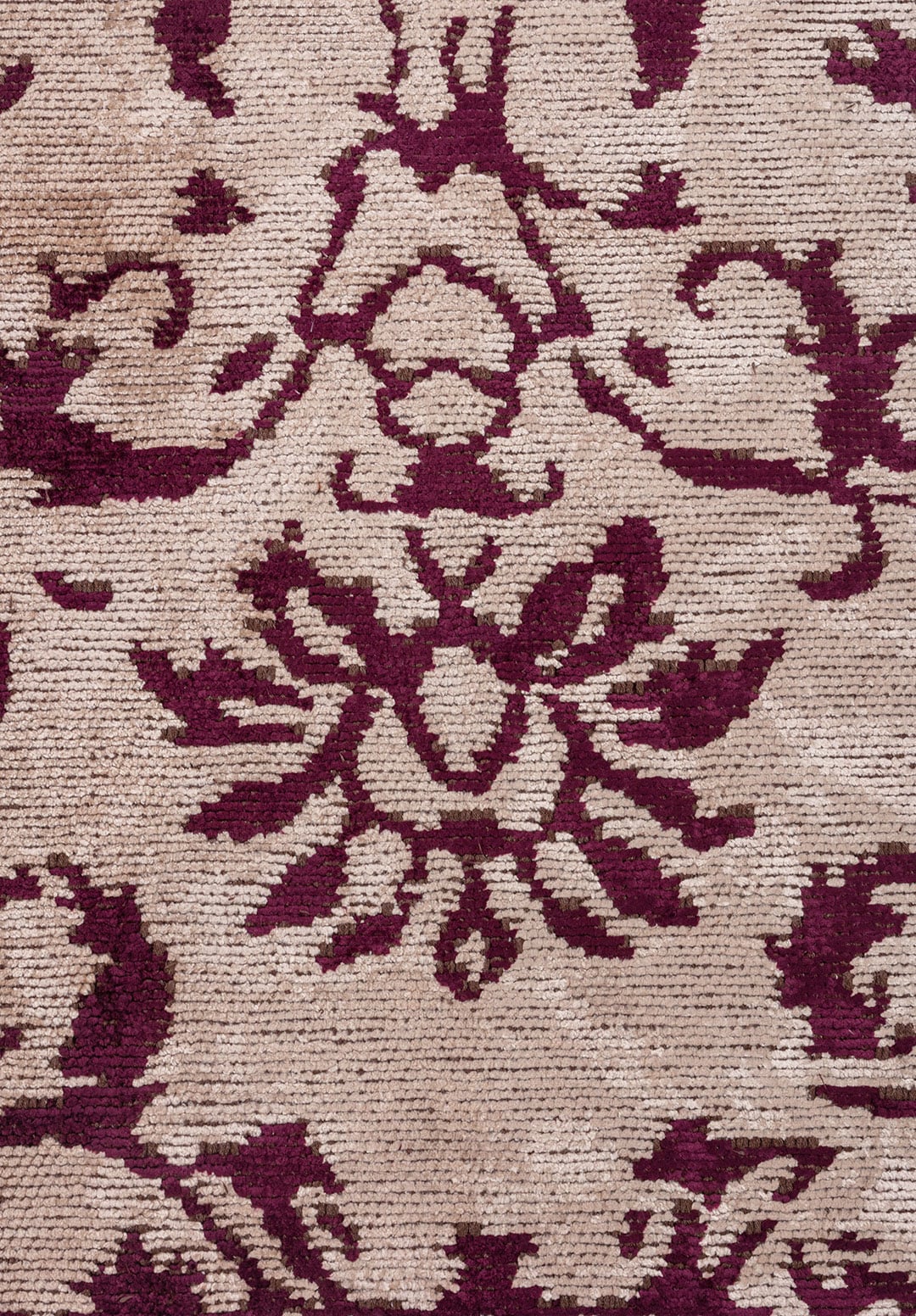 EMPERIA DARK DAMSON - LIGHT CREAM RUG - 5