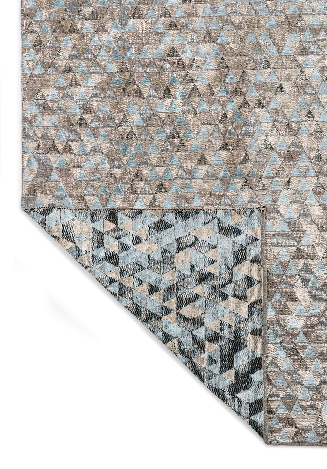 HARVEST ICE BLUE - CREAM RUG - 3