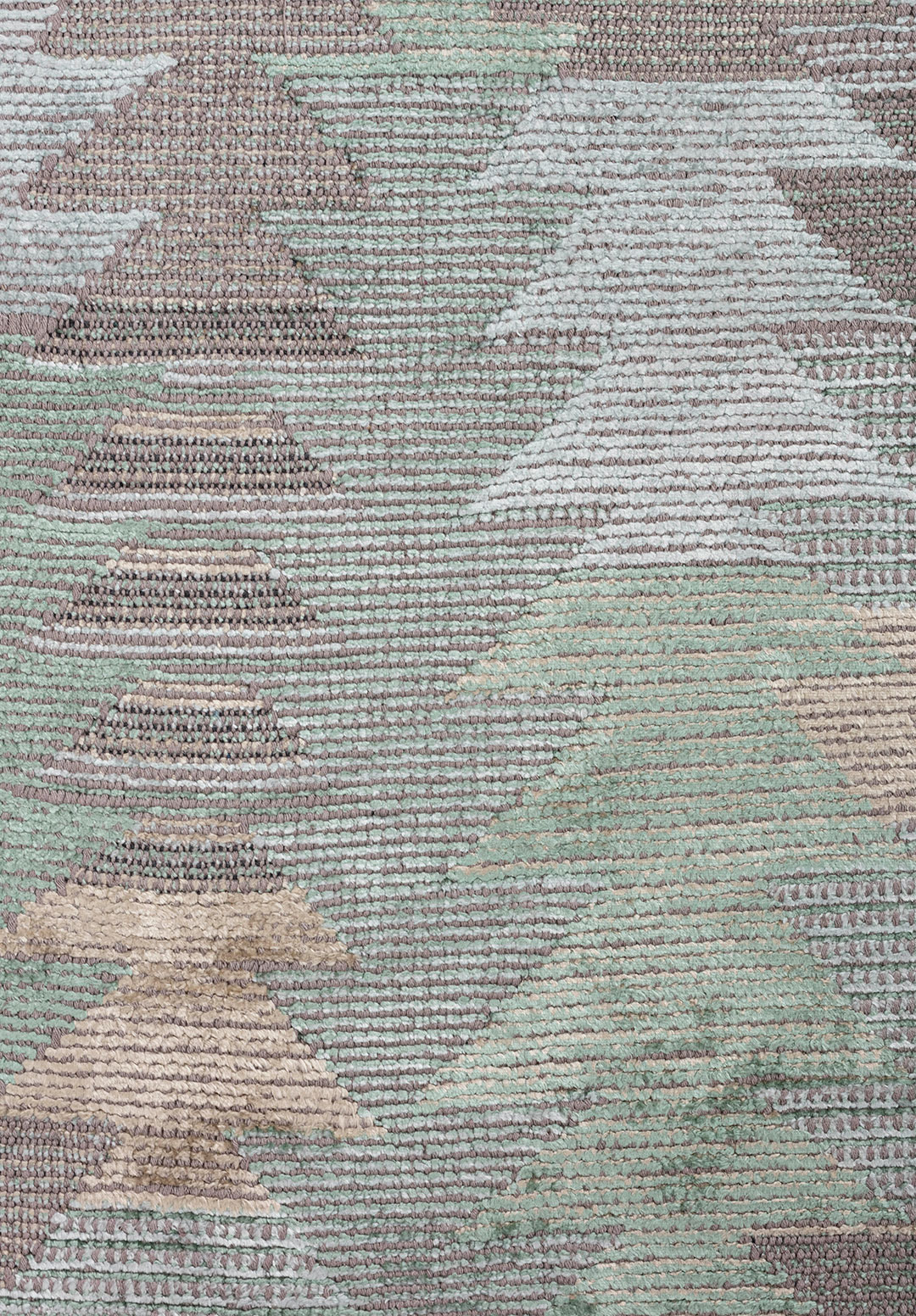 CLAN BEIGE - RIVER GREEN - ICE BLUE RUG - 5