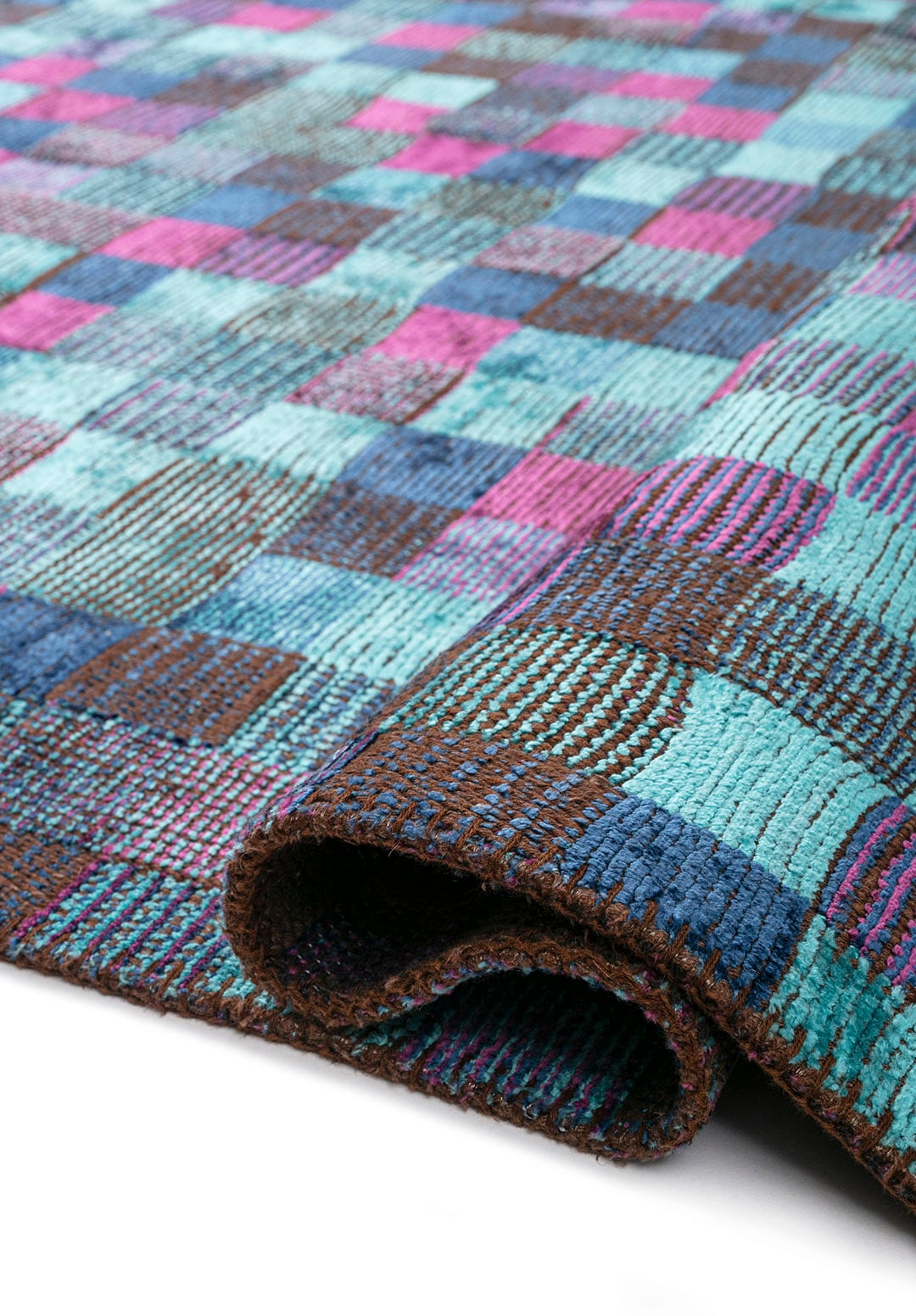 DESERT PURPLE - NAVY BLUE - TURQUOISE RUG - 2