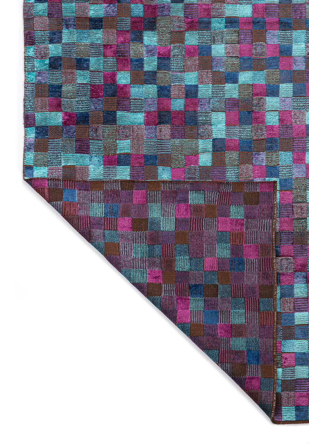 DESERT PURPLE - NAVY BLUE - TURQUOISE RUG - 3