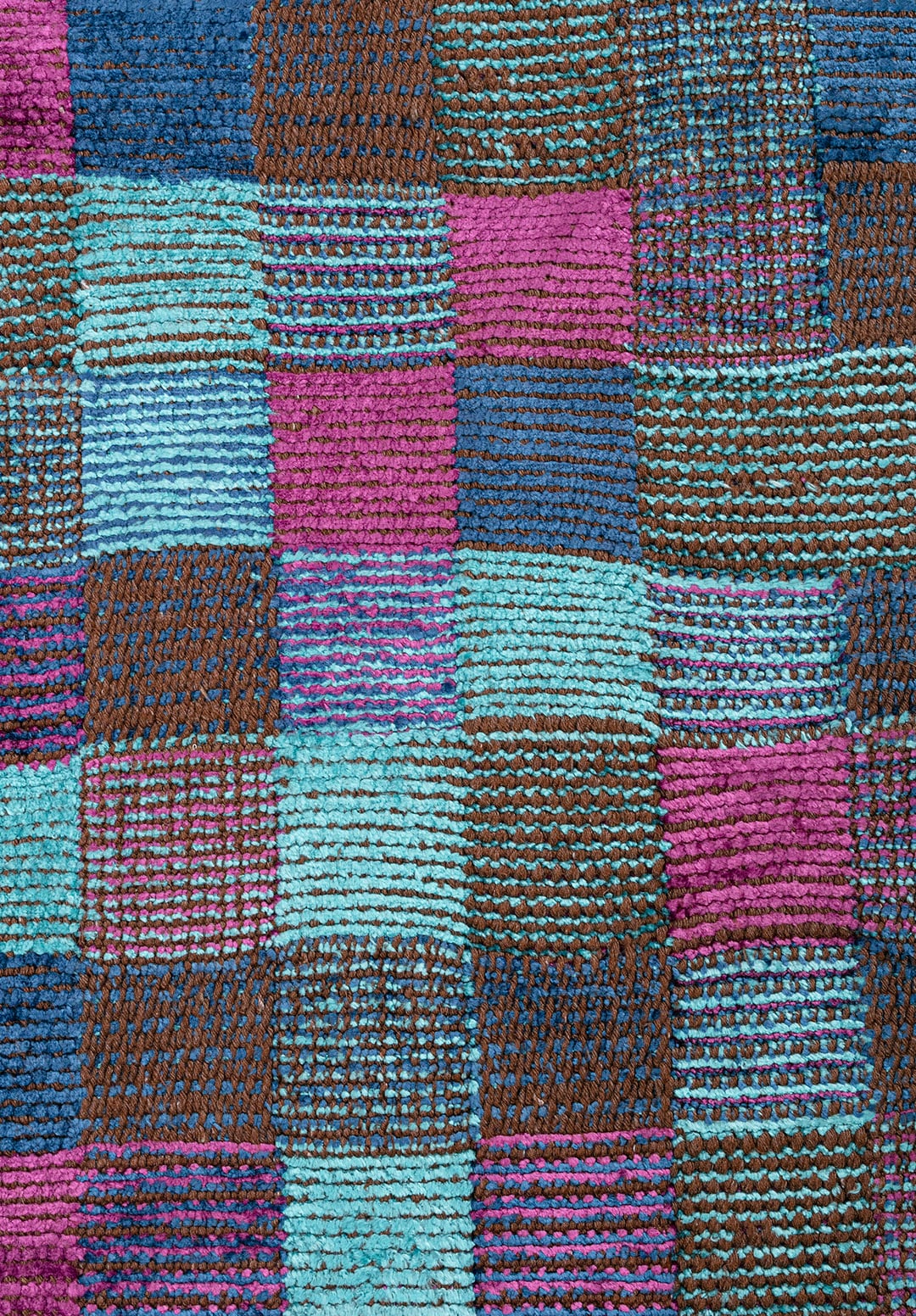 DESERT PURPLE - NAVY BLUE - TURQUOISE RUG - 5