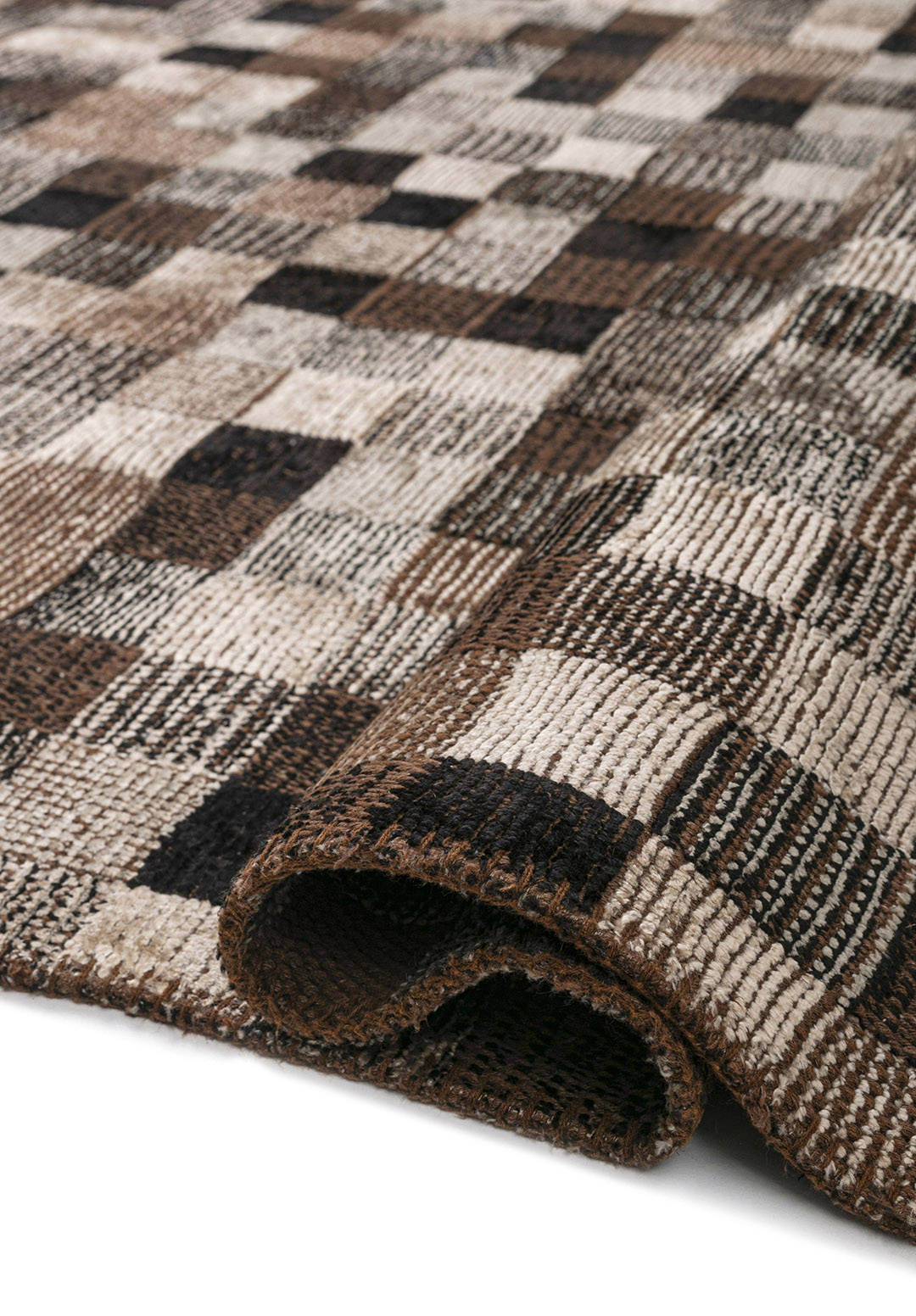 DESERT GREY - BLACK - LIGHT CREAM RUG - 2