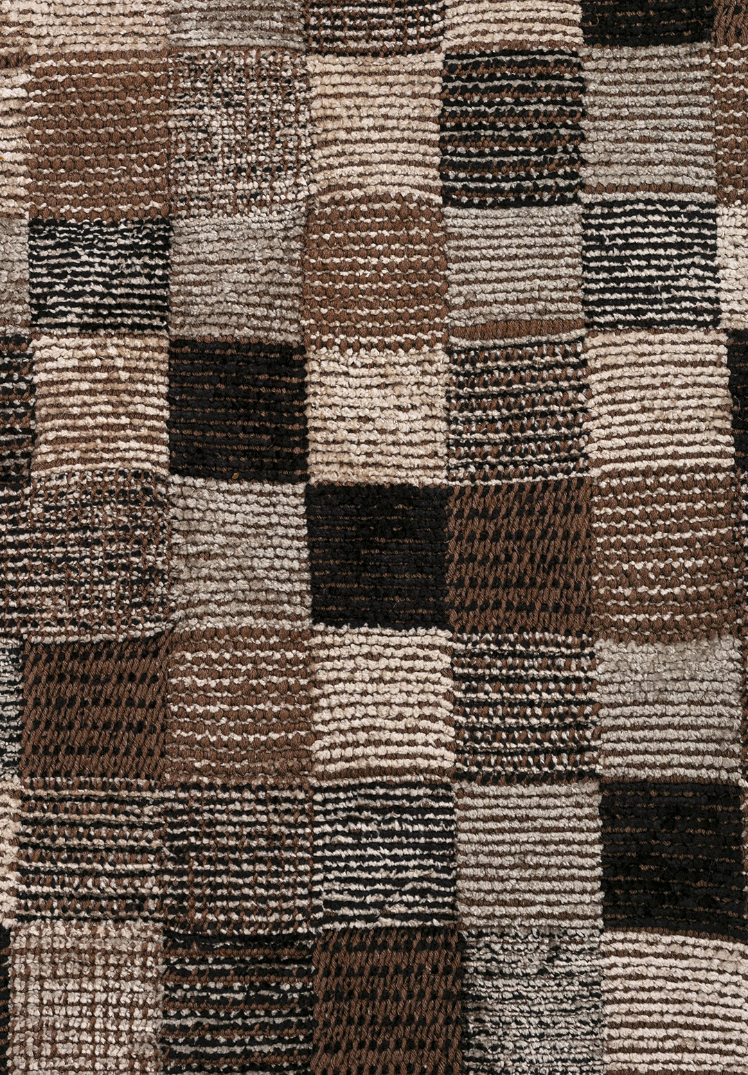 DESERT GREY - BLACK - LIGHT CREAM RUG - 5