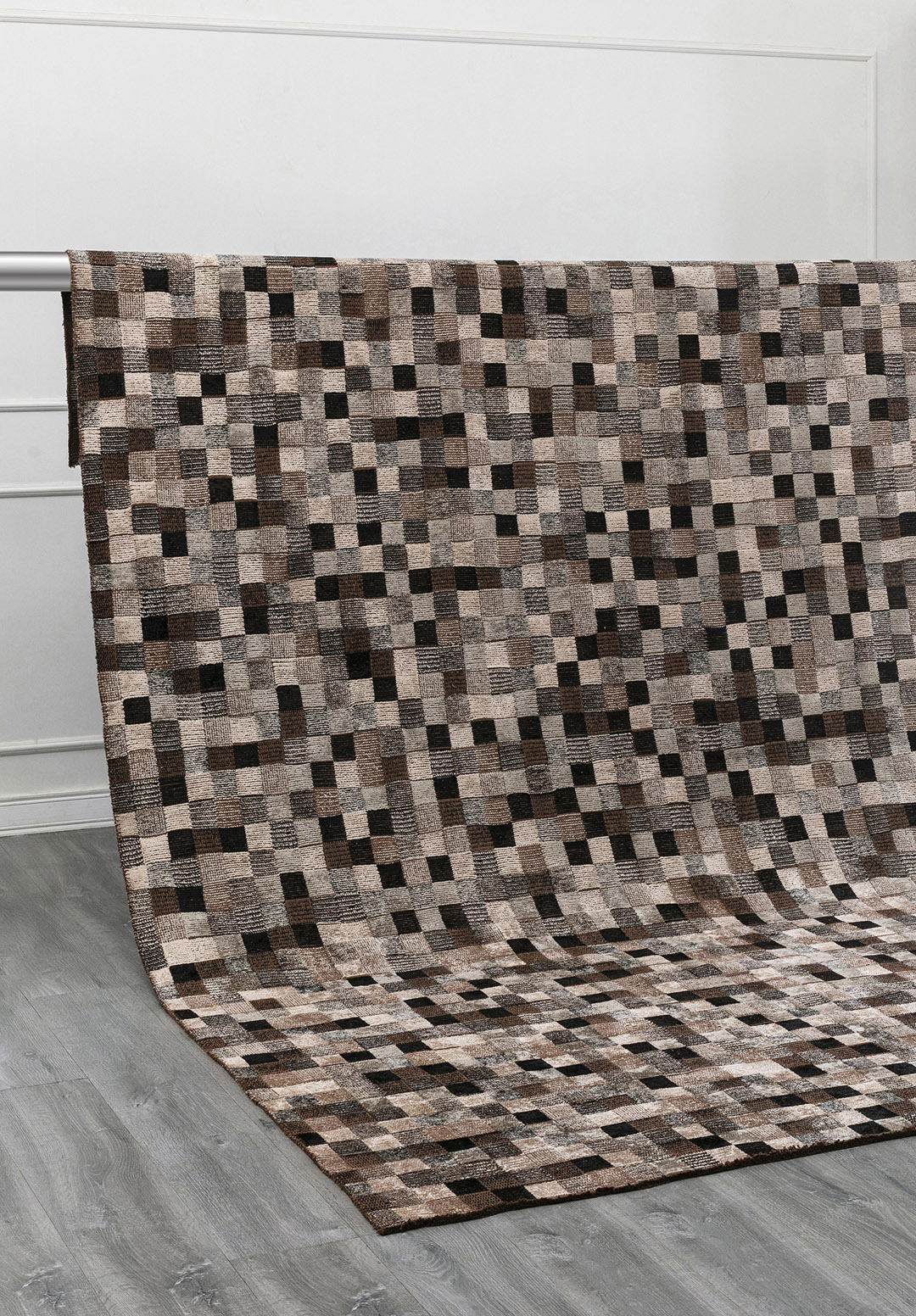 DESERT GREY - BLACK - LIGHT CREAM RUG - 4