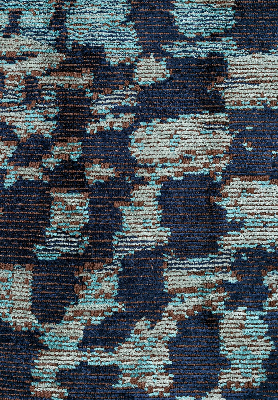 SAHARA TURQUOISE - DARK NAVY - RIVER GREEN RUG - 5