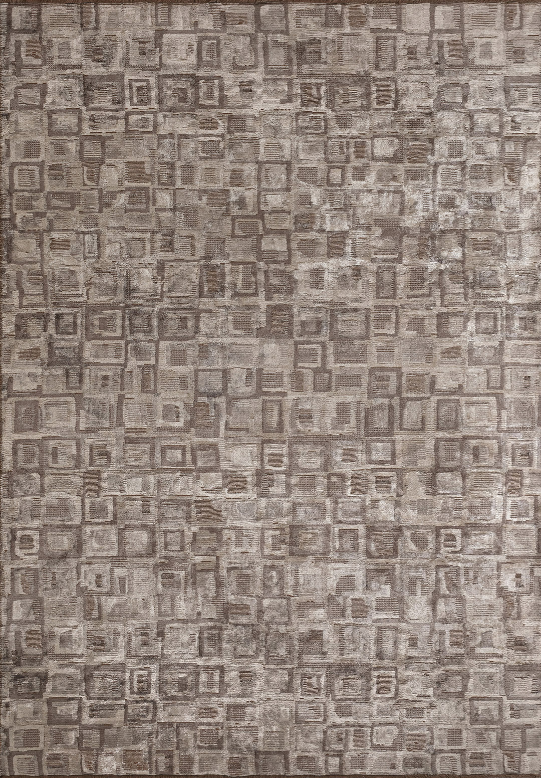 TRIBE DARK MINK - NOUGAT - STONE RUG - 1