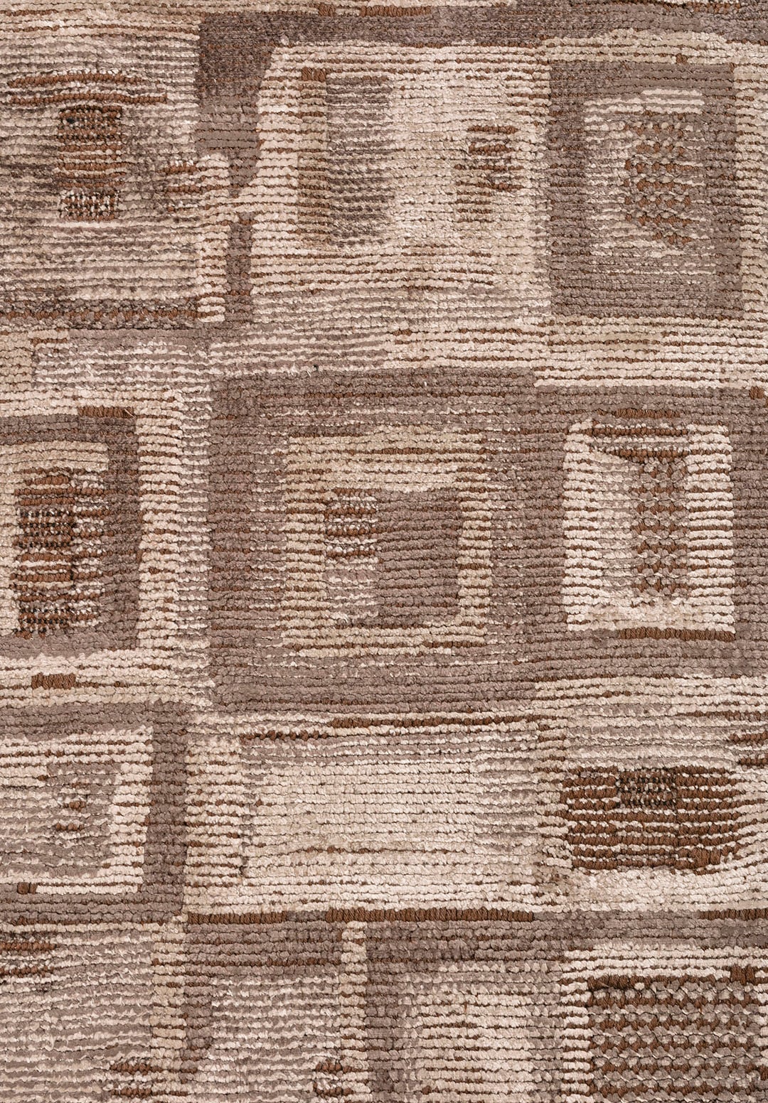 TRIBE DARK MINK - NOUGAT - STONE RUG - 5