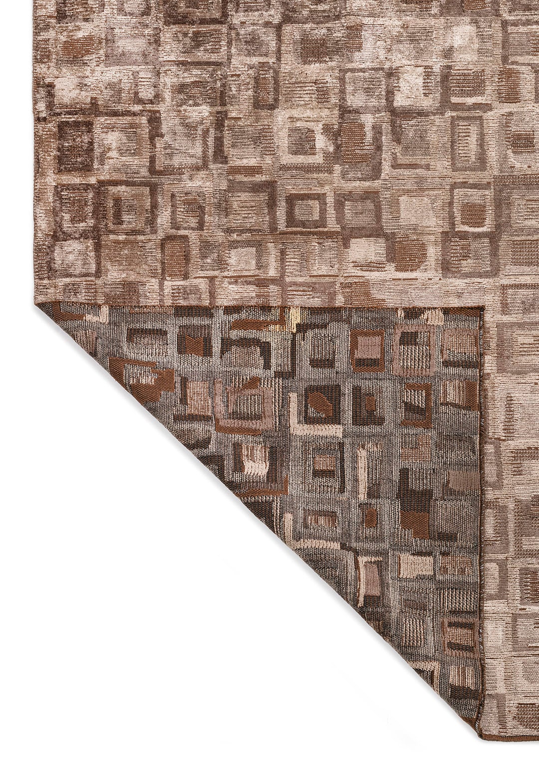 TRIBE DARK MINK - NOUGAT - STONE RUG - 3